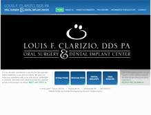 Tablet Screenshot of drclarizio.com